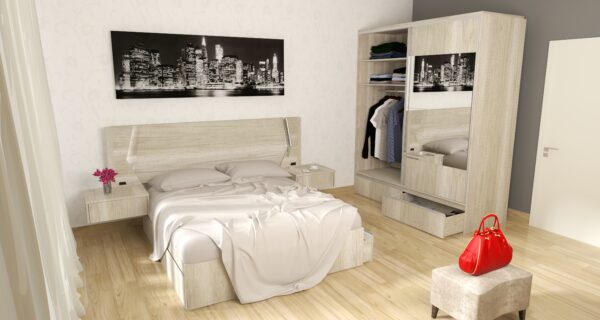 RESPALDO NOTTE 2 METROS CON LED Y CARGADOR USB - Imagen 13