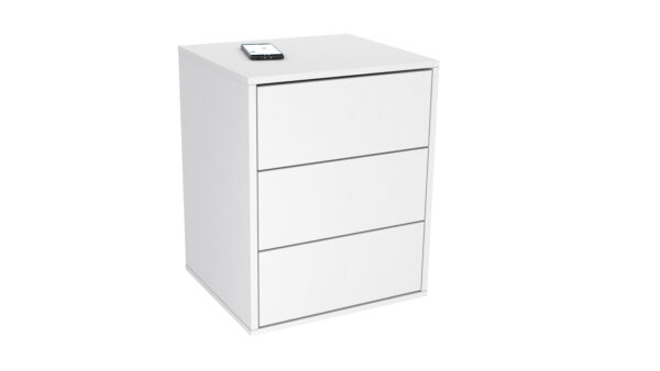MESA DE LUZ 3 CAJONES cod 3004 - Imagen 2