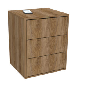 MESA DE LUZ 3 CAJONES cod 3004