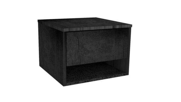 MESA DE LUZ FLOTANTE CON CAJÓN Y VACÍO cod. 3054 - Imagen 4