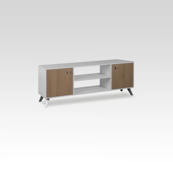 Rack de Melamina Estilo Escandinavo 1.40 m
