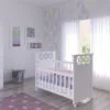 CUNA MODELO CUADROS O CRUCES MELAMINA MARCA "LA ESPERANZA" - Imagen 3