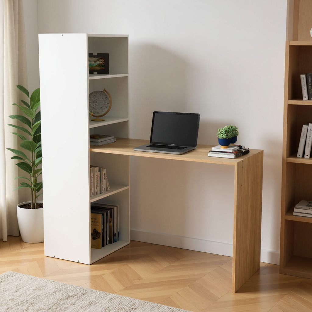 ESCRITORIO CON BIBLIOTECA - Imagen 4