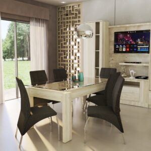 MESA TAPA DE VIDRIO MODELO VITRO