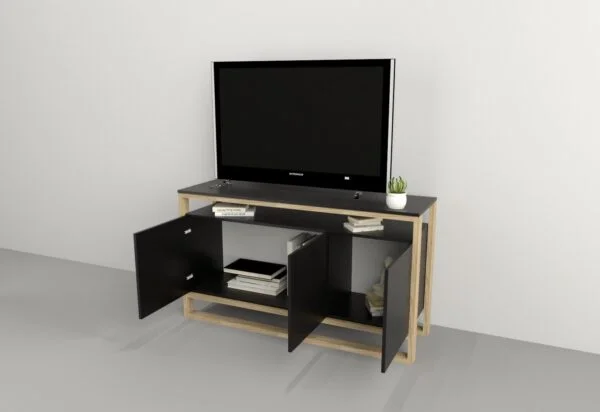 Mesa Tv. 1.33m ancho Linea Chic cod. 4200 - Imagen 4