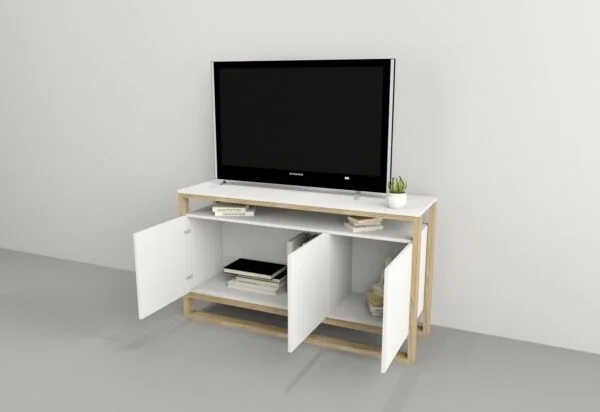 Mesa Tv. 1.33m ancho Linea Chic cod. 4200 - Imagen 2