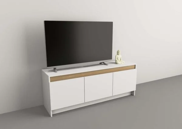 Mesa Tv Cerrada 3 Puertas 1.35 m cod. 1151