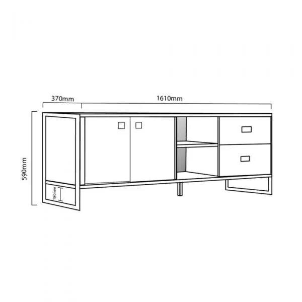 RACK TV INDUSTRIAL 50" y 65″ cod. DST03/04 - Imagen 9