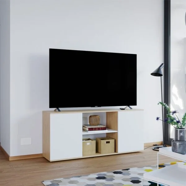RACK TV 65″ 2 PUERTAS 1.40 M cod. DVS03 - Imagen 2