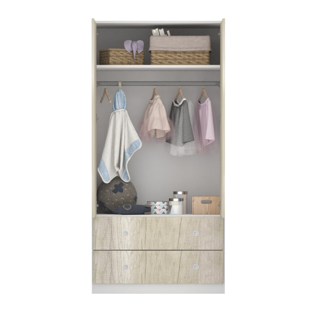 ROPERO / COMODA 4 CAJONES 90 CM - Imagen 3