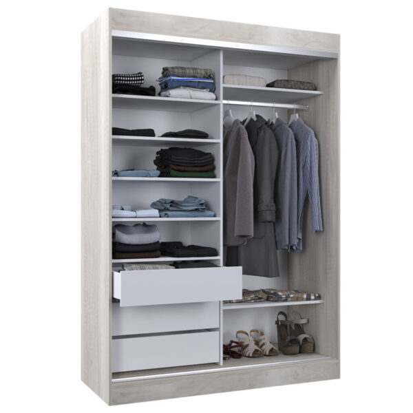 Placard melamina 1,36 x 1.98 metros cod. 520/521 - Imagen 3