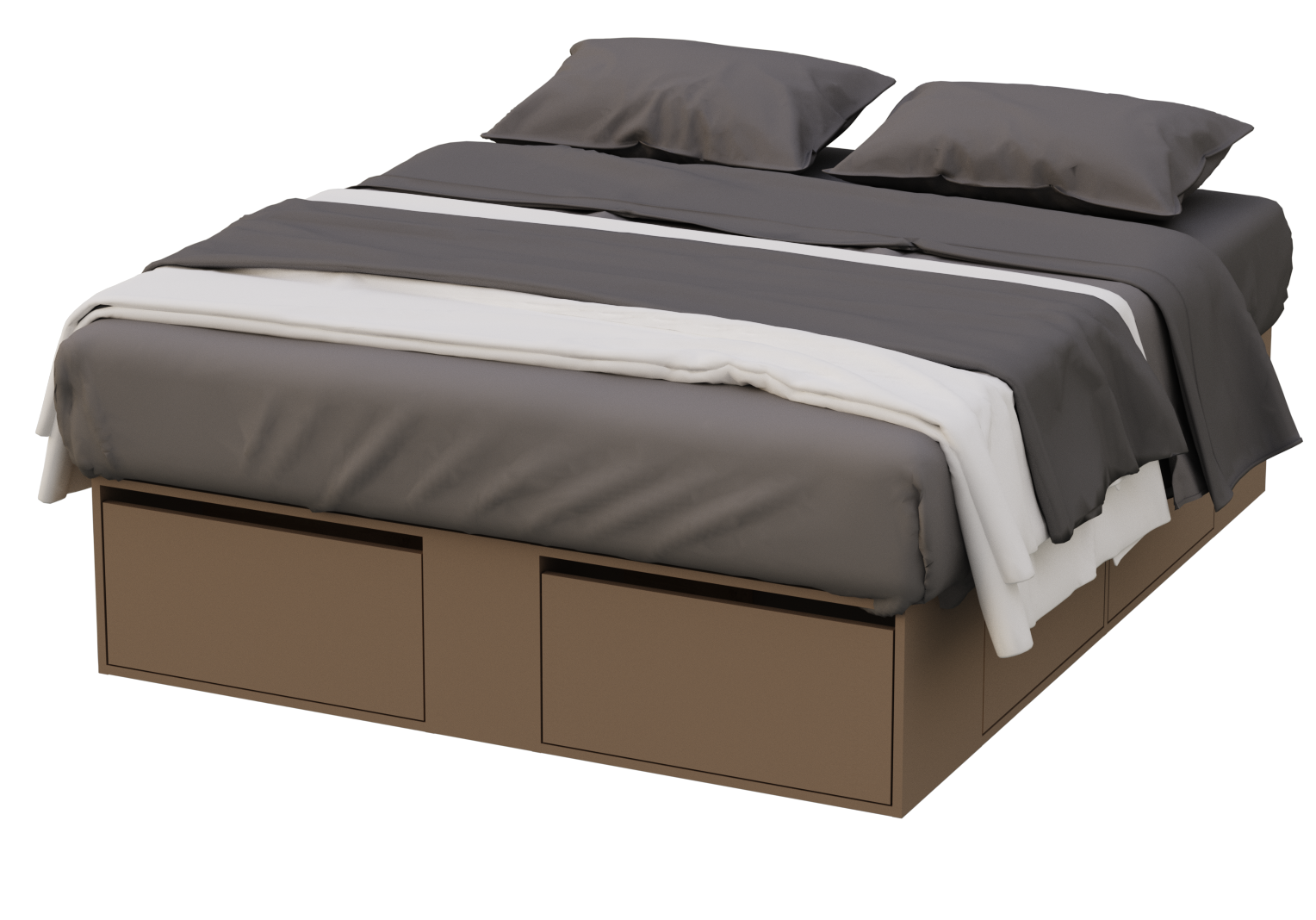 BASE EXTENSIBLE 1.40 A 1.60 M 4 CAJONES Y 2 ZAPATEROS - Imagen 16