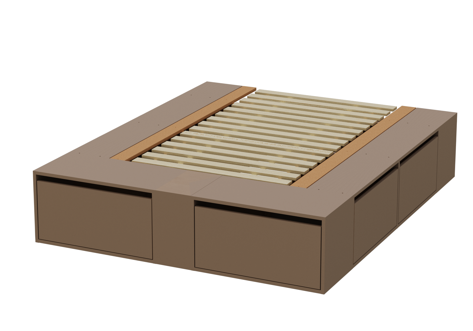 BASE EXTENSIBLE 1.40 A 1.60 M 4 CAJONES Y 2 ZAPATEROS - Imagen 18