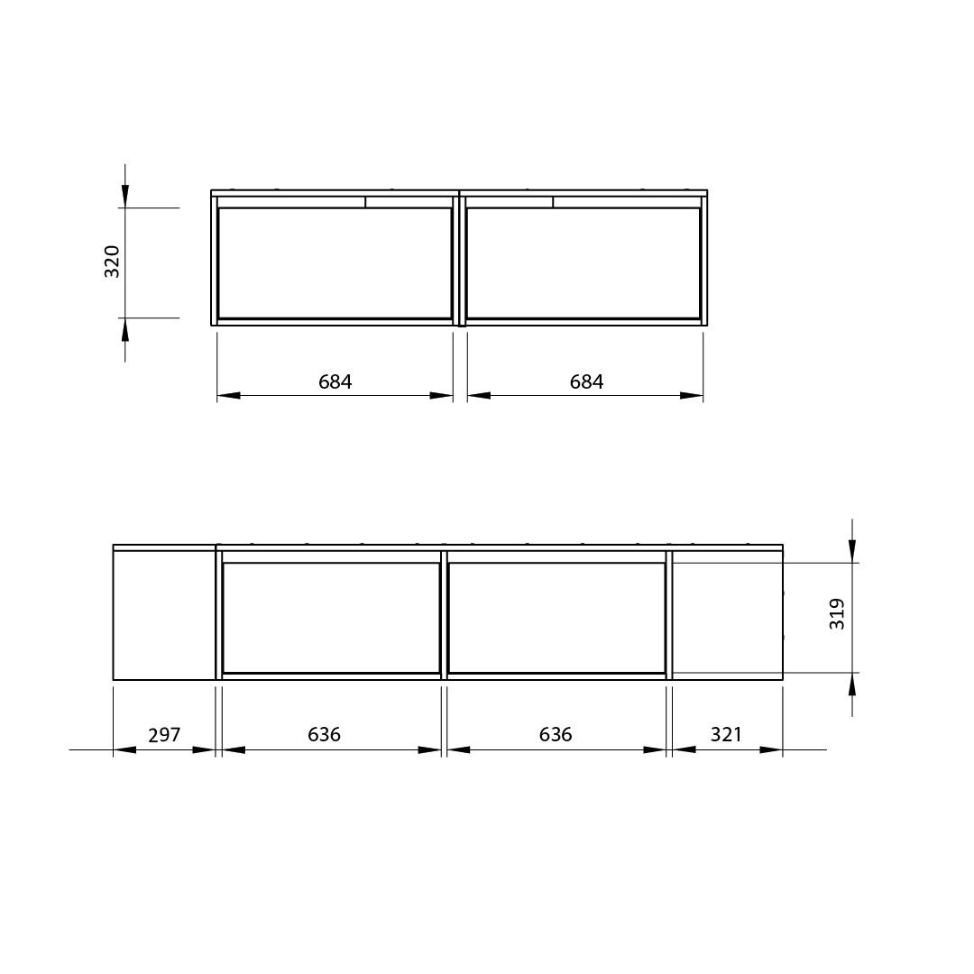 BASE EXTENSIBLE 1.40 A 1.60 M 4 CAJONES Y 2 ZAPATEROS - Imagen 21
