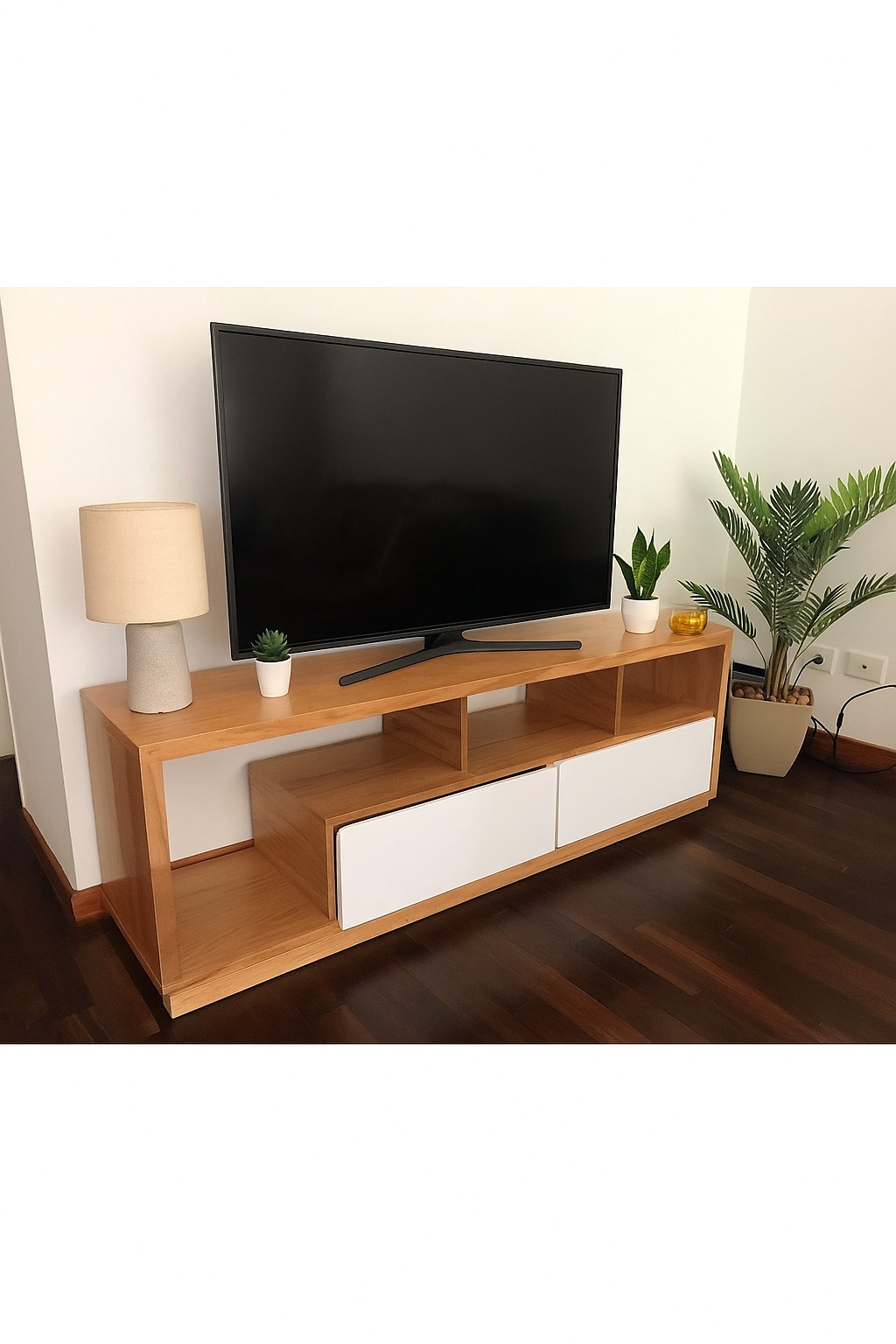 RACK MODULAR BAJO 1.60 M PARAISO/LACA - Imagen 2