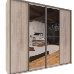 PLACARD 4 PUERTAS 2.47 M CON ESPEJOS