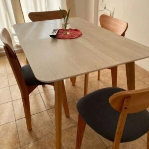 MESA TAPA MELAMINA Y PATAS PARAISO