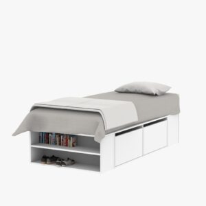 BASE 2 CAJONES Y REPISA 93 CM