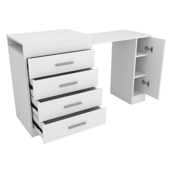 Escritorio Mesa Extensible con Cajonera - Imagen 6