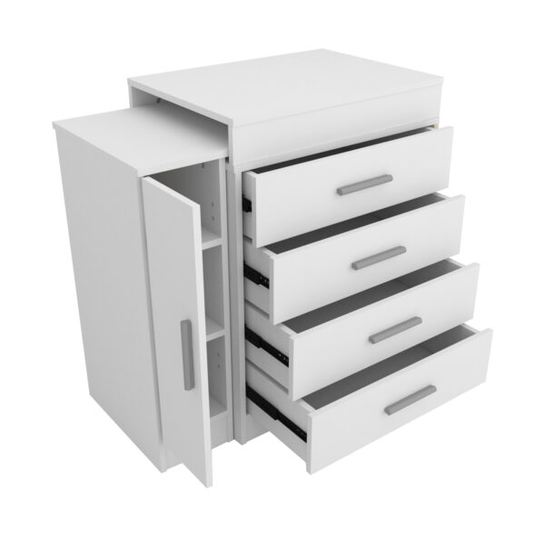 Escritorio Mesa Extensible con Cajonera - Imagen 5
