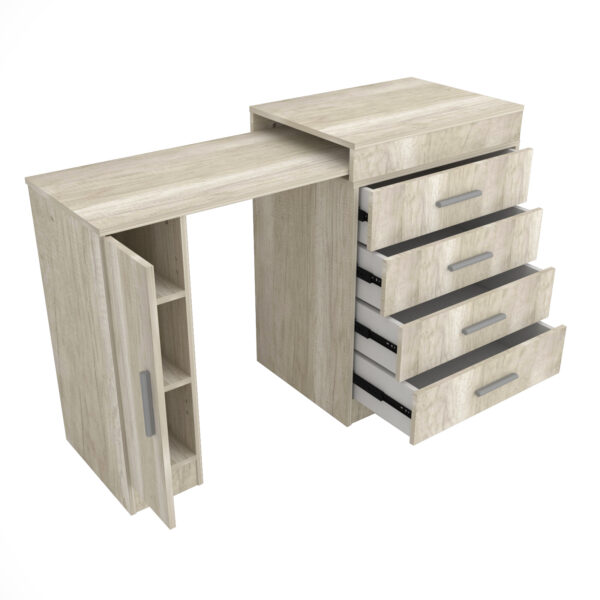 Escritorio Mesa Extensible con Cajonera