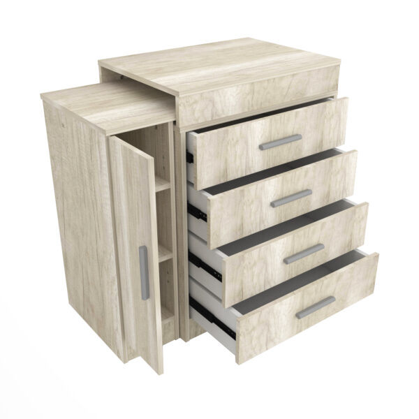 Escritorio Mesa Extensible con Cajonera - Imagen 3