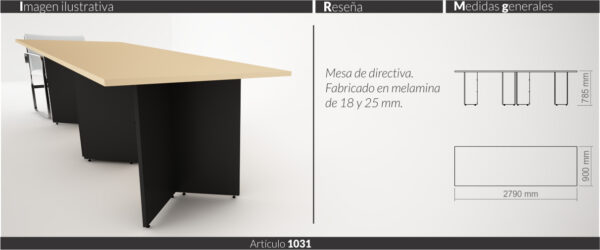 MUEBLES DE OFICINA LINEA CLASIC (ESCRITORIOS,BIBLIOTECAS,MESAS DIRECTORIO) - Imagen 21
