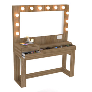 TOCADOR MAQUILLADOR TIPO HOLLYWOOD 1.43 M