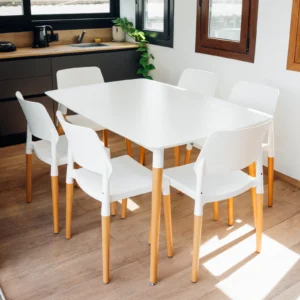 MESA MILAN 1.35 + 4 O 6 SILLAS NIZA