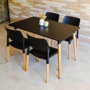 MESA 1.20 MILAN + 4 SILLAS NIZA