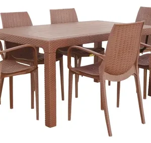 MESAS Y SILLAS DE EXTERIOR SIMIL RATAN