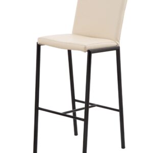 BANQUETA ALTA MODENA PINTADA NEGRA