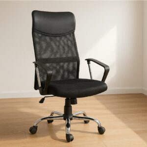 SILLA DE OFICINA ERGONOMICA CON ALTURA REGULABLE