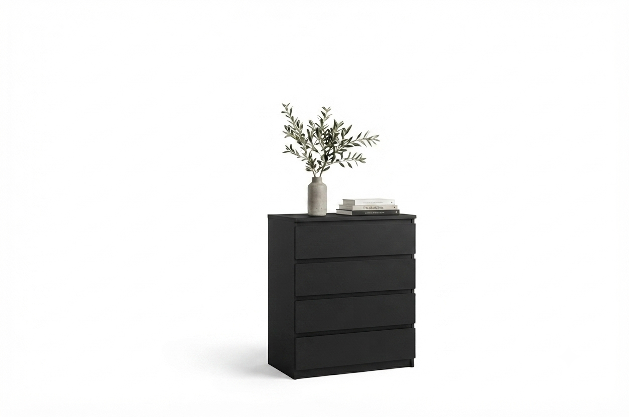 COMODA PRISMA 4/6/8 CAJONES LACA BLANCA - Imagen 3