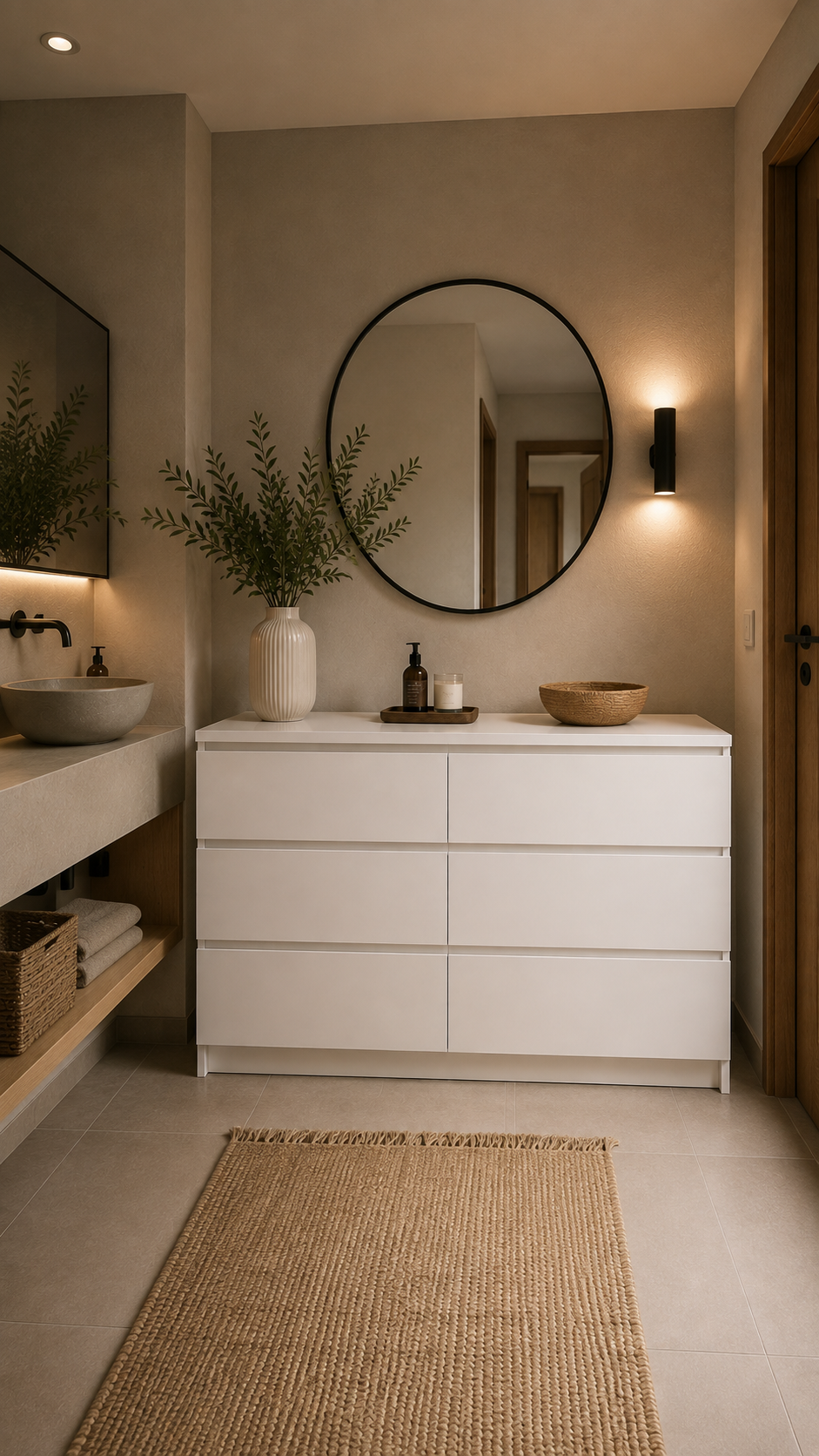 COMODA PRISMA 4/6/8 CAJONES LACA BLANCA - Imagen 15