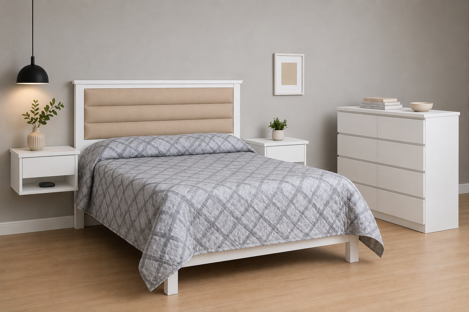COMODA PRISMA 4/6/8 CAJONES LACA BLANCA - Imagen 18