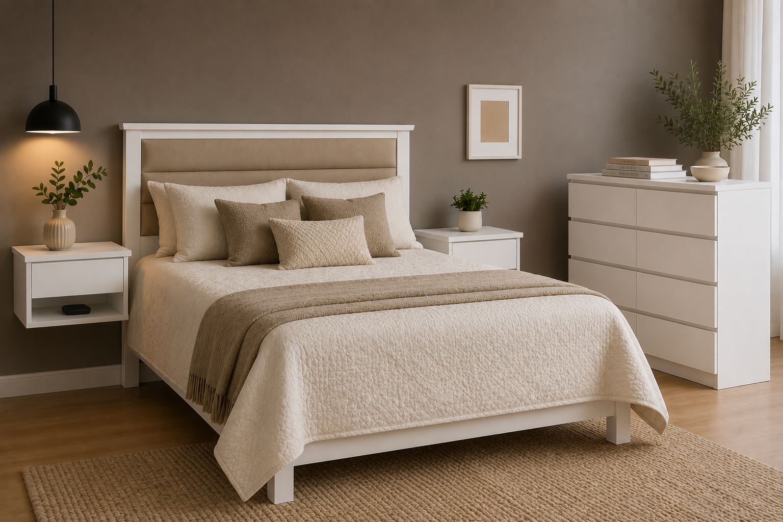 COMODA PRISMA 4/6/8 CAJONES LACA BLANCA - Imagen 19