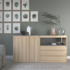 BAHIUT 1.75 M 2 CAJONES 2 PUERTAS cod. 4026