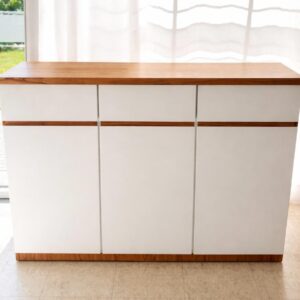 BAHIUT 1.20 M PARAISO/LACA BLANCA 3 PUERTAS 3 CAJONES