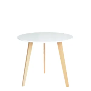 MESA TULIP REDONDA BLANCA 90 CM