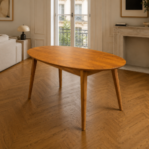 MESA OVAL FIJA O EXTENSIBLE
