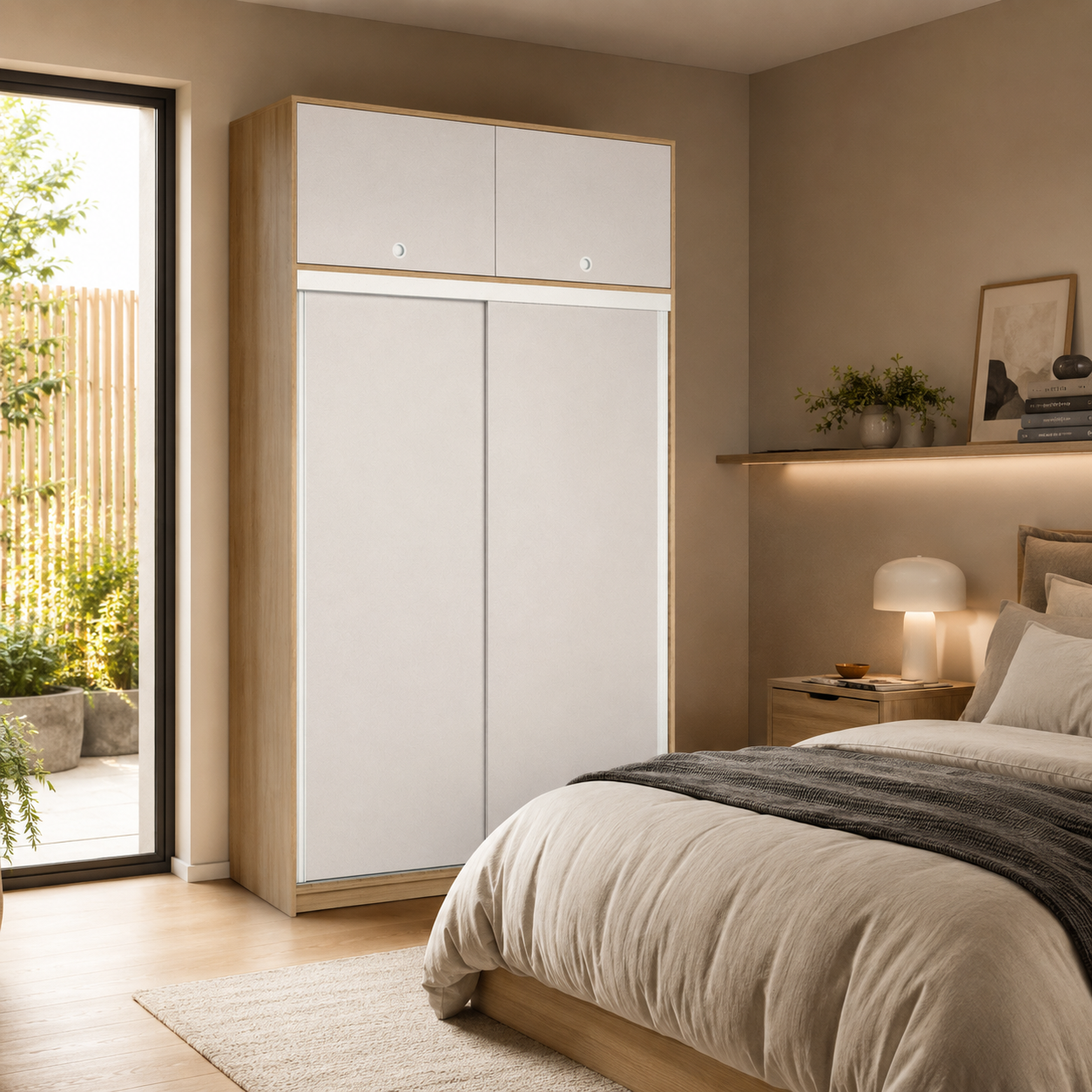 PLACARD 2 PUERTAS 1.30 M CON O SIN BAULERA cod. 6515/6516 - Imagen 10