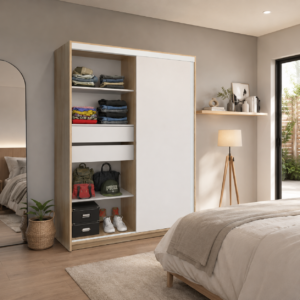 PLACARD 2 PUERTAS 1.30 M CON O SIN BAULERA cod. 6515/6516